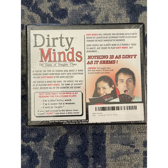 Dirty Minds Board‎ Adult Game of Naughty Clues Couples Party New/Sealed - Picture 2 of 2